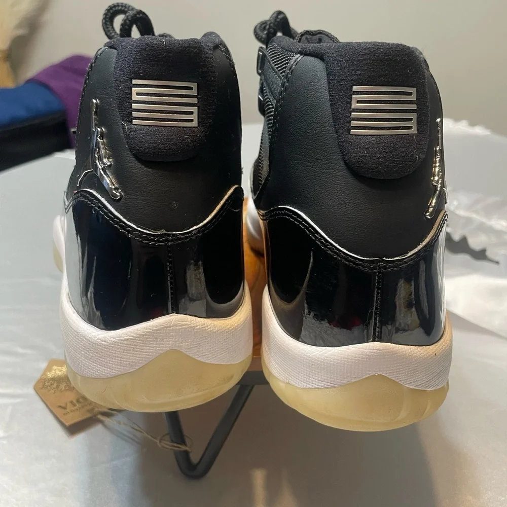 JORDAN 11 RETRO JUBILEE 25TH ANNIVERSARY Bubba gum bottom men 10.5 sneaker shoe - Picture 10 of 17